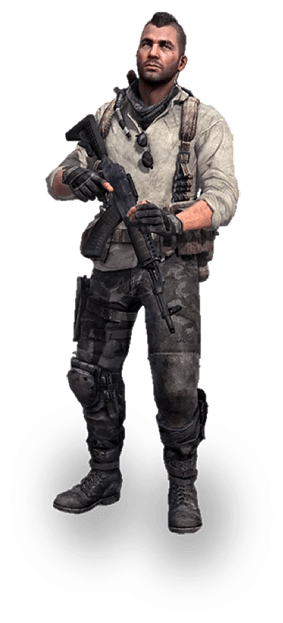 Call of Duty character Soap MacTavish