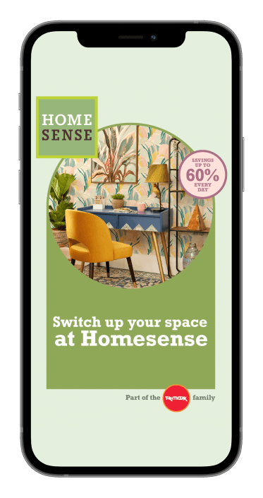 Video Skins HomeSense iPhone screen