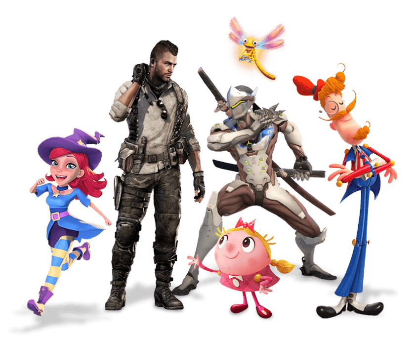 Activision Blizzard King characters