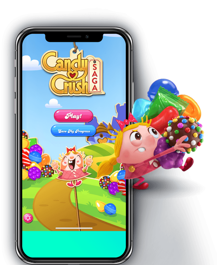 Candy Crush mobile game and character Tiffi