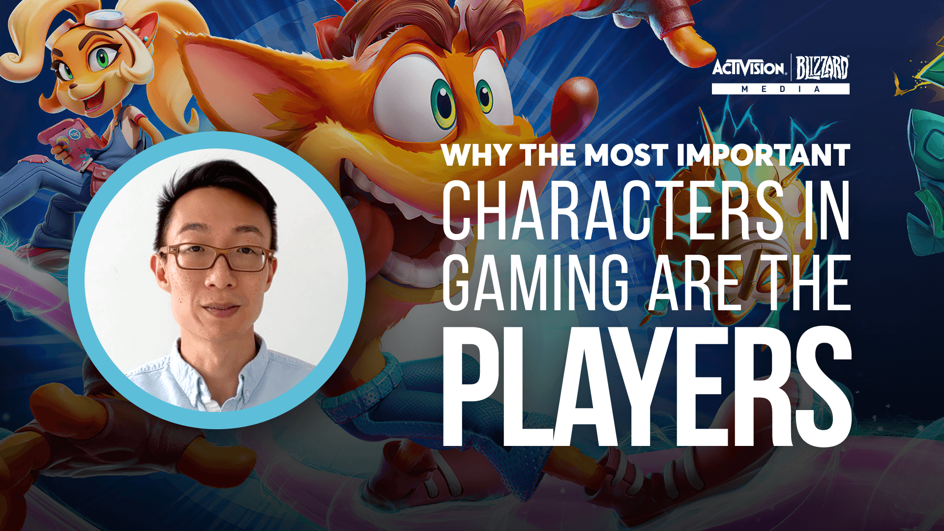 Watch video: "Why the most important characters in gaming are the players"