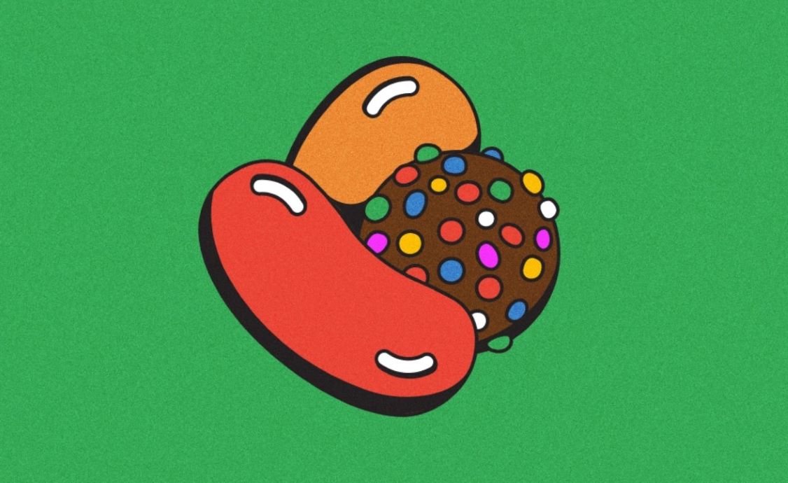 A vector illustration of Candy Crush candies